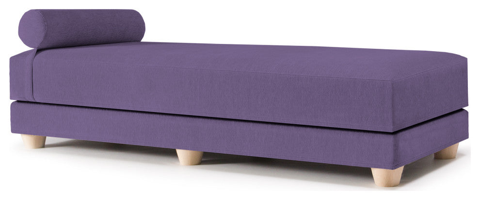 Alon Daybed Queen Size Convertible Sleeper, Plum Chenille