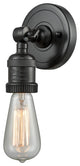 Bare Bulb 1-Light ADA Compiant Sconce, Matte Black