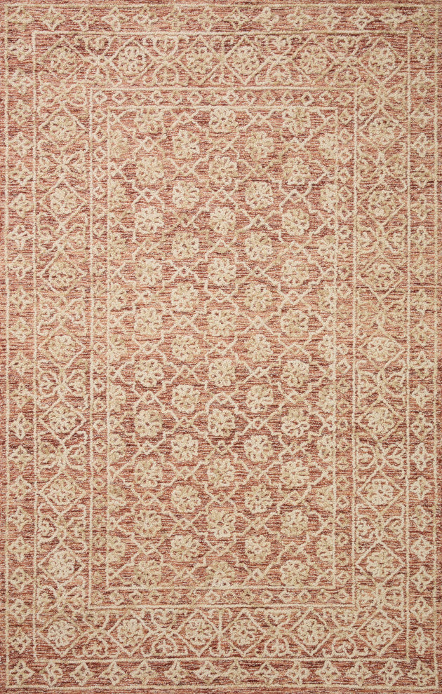 Loloi Cecelia Rust / Natural 7'-9" x 9'-9" Area Rug