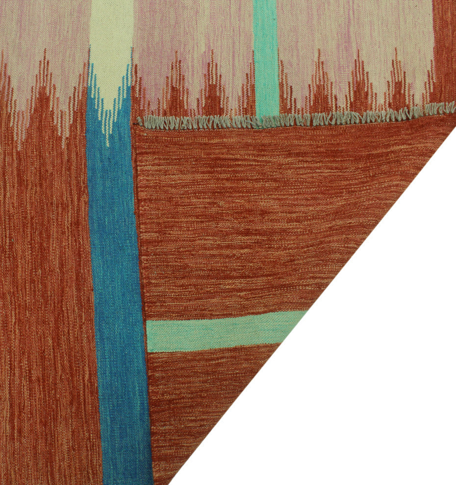 Winchester Kilim Northcly Rust/Pink Rug, 8'3x9'9