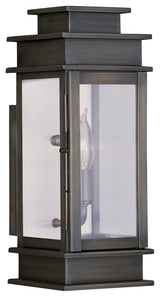Princeton Outdoor Wall Lantern, Vintage Pewter