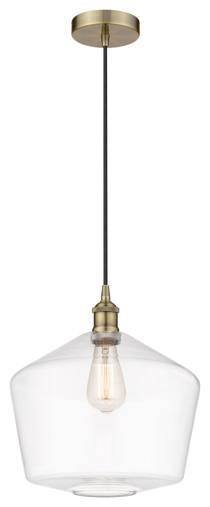 Innovations 616-1P-AB-G652-12-LED 1-Light Mini Pendant, Antique Brass