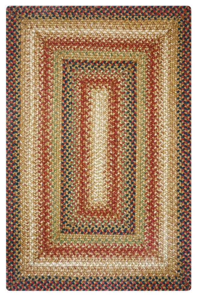 Homespice Decor Gingerbread Jute Braided Rug 8x10' Rectangular