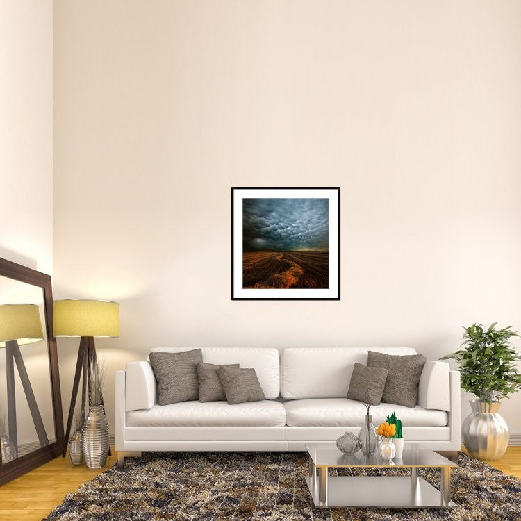 "Mammatus" Framed Digital Print by Franz Schumacher, 36x38"