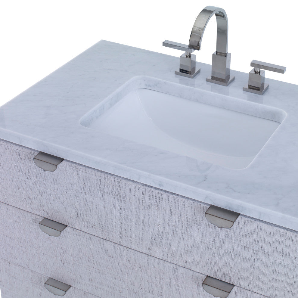 Ambella Home Collection Adaline Wall Mount Sink Chest