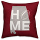 Alabama Home Football Outdoor Throw Pillow