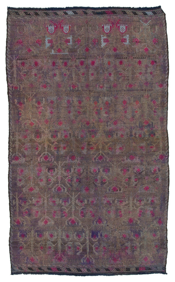 Rug N Carpet - Hand-knotted Turkish 5' 3'' x 8' 11'' Contemporary Wool Kilim Rug