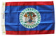 Belize, 12"x18" Nylon Flag