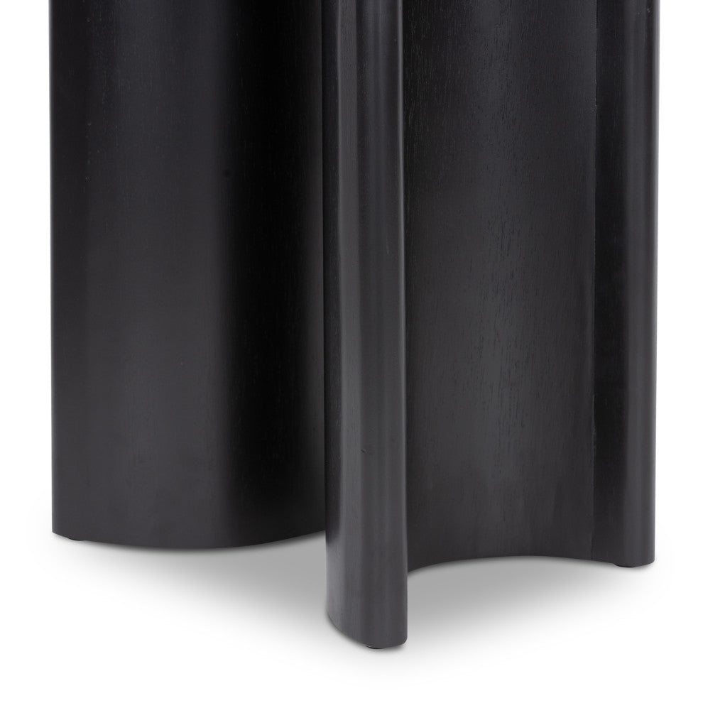 Paden End Table-Aged Black Acacia