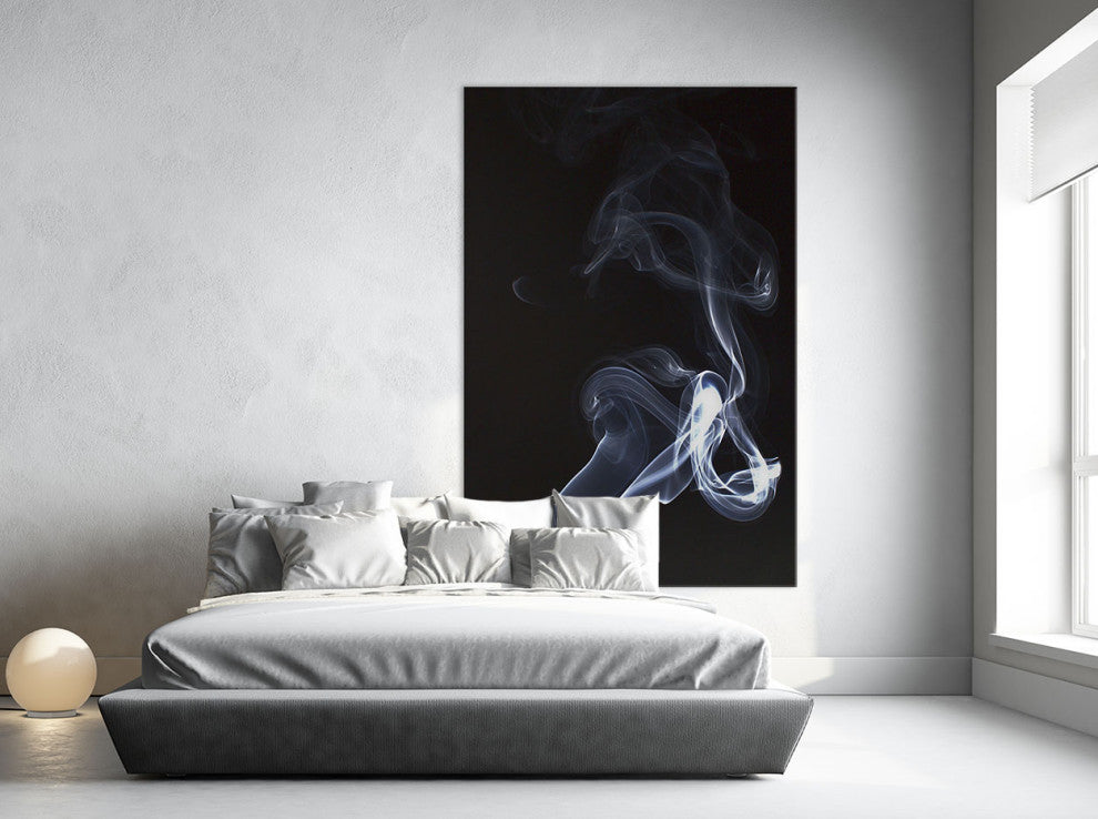 "Steel Smoked and Grey" Fine Art Giant Canvas Print, 48"x72"