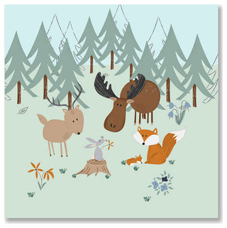Outdoor Critters Woods Comforter