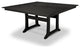 Trex Outdoor Furniture Farmhouse 59" Dining Table, Charcoal Black
