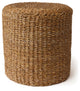 Seagrass Round Pouf