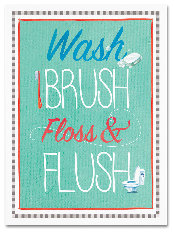 Fiona Stokes-Gilbert 'Kids Bath 1C' Canvas Art, 47 x 35