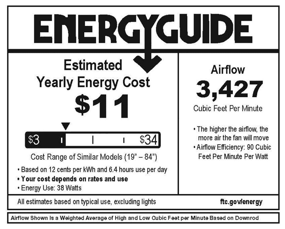Hinkley Metro 52" LED Indoor Dual Mount Ceiling Fan, Metallic Matte Bronze