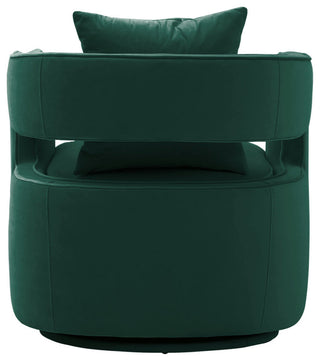 TOV Furniture Kennedy Forest Green Swivel Chair
