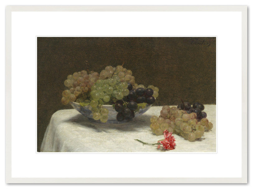 Still Life with Grapes and a Carnation, c. 1880