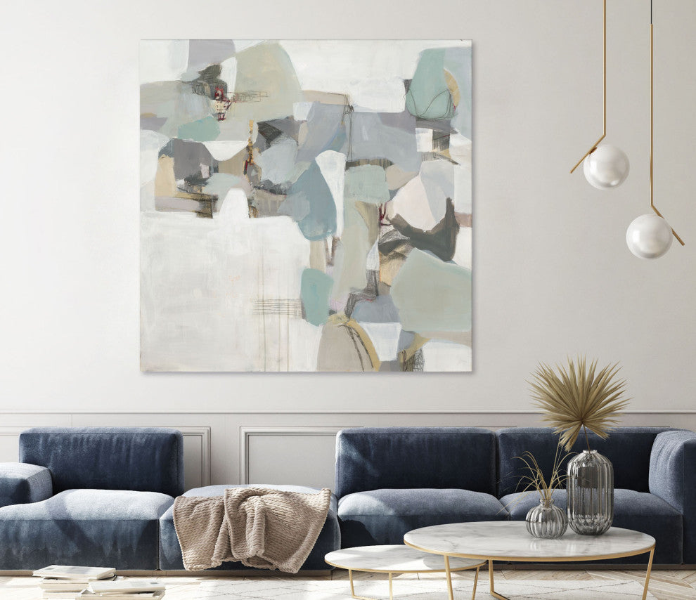 Glacier - 54 x 54 by Terri Burris