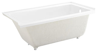Voltaire Acrylic Bathtub with Integral Tile Flange, 66" x 32", Right Hand Drain