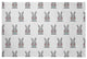 Bunny Fluffle Easter Chenille Rug, Wave Top Blue, 4'x6'