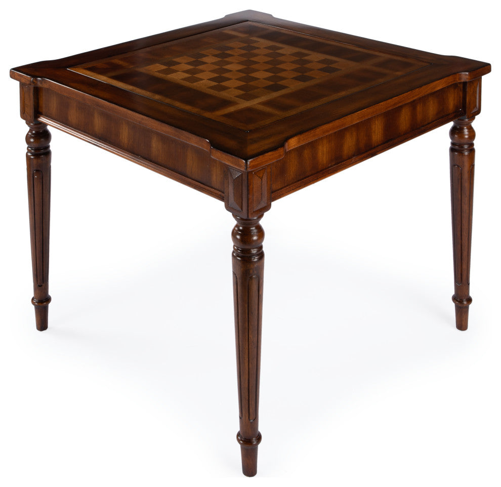 Vincent Multi-game Card Table Medium Brown