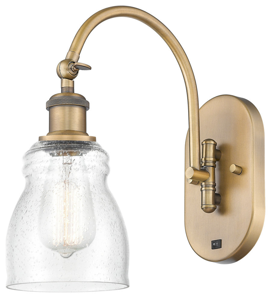 Innovations 518-1W-BB-G394 1-Light Sconce, Brushed Brass