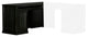 Eagle Furniture, Coastal Computer Desk, Antique Black, Without Return