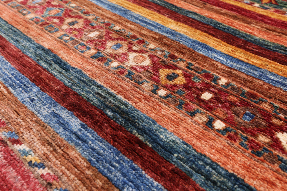 3' 5" X 5' 0" Super Kazak Khorjin Hand Knotted Rug Q5408