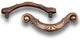 Antique English RKI Ornate Curved Drop Pull, RKICP803AE