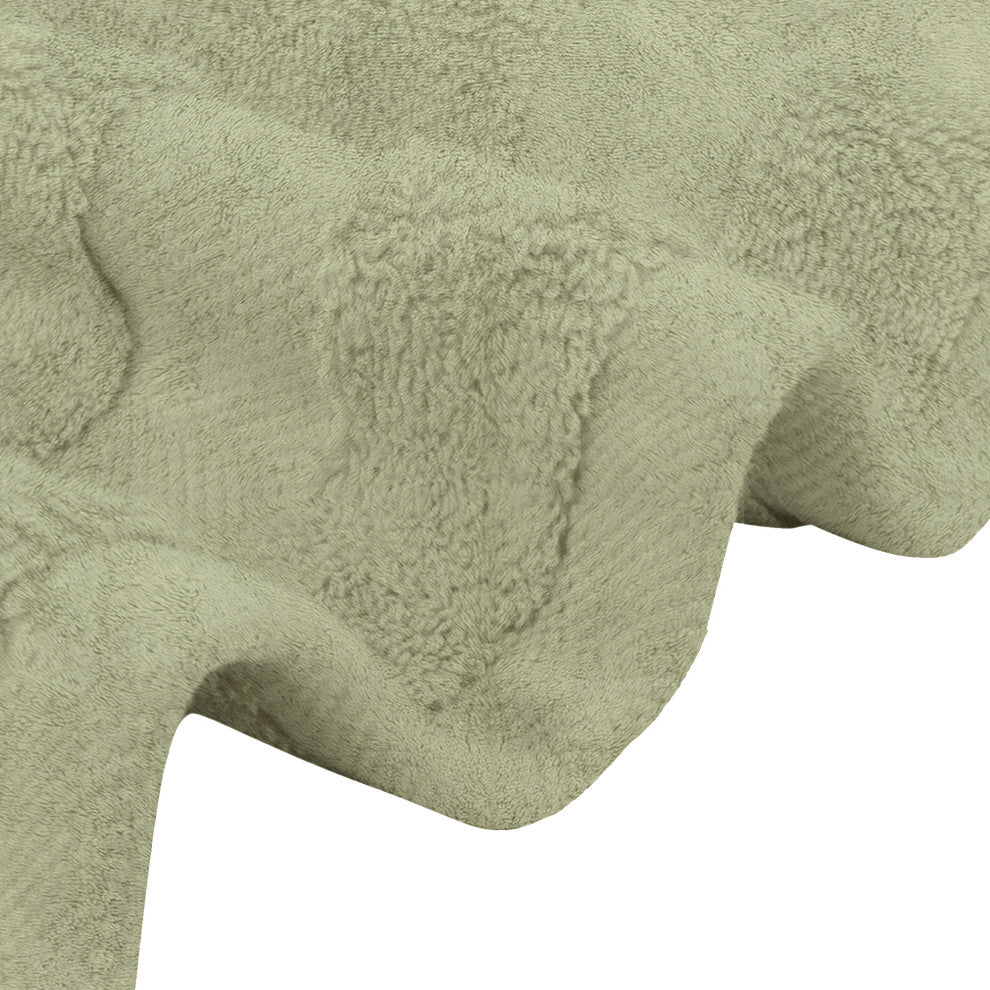 Organic Cotton Feather Touch Quick Dry Hand Towel, Green Tint, Pack of 12