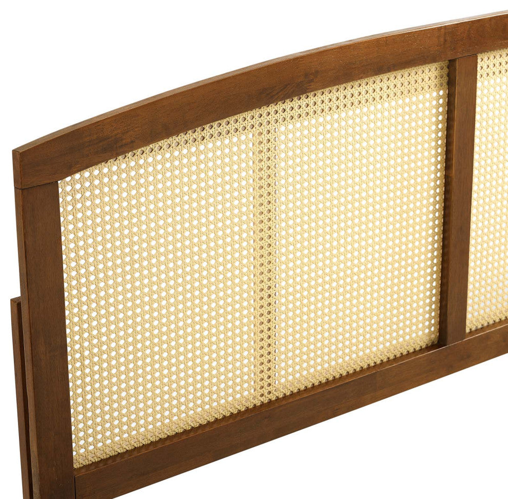 Halcyon Cane Queen Headboard Walnut