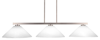 Atlas 3-Light Bar, Graphite/White Marble