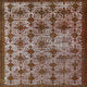Ahgly Company Indoor Square Mid-Century Modern Area Rugs, 7' Square