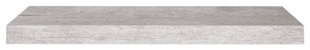 vidaXL Wall Shelf Floating Shelf Display Shelf Wall Mounted Concrete Gray
