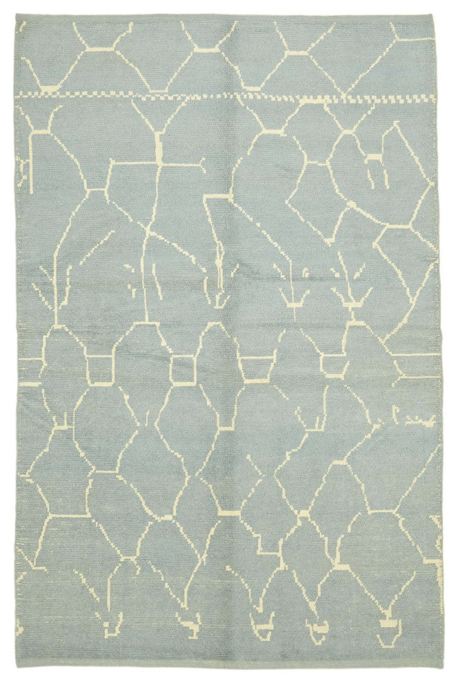 Rug N Carpet - Handmade One-of-a-Kind 6' 4'' x 9' 4'' Moroccan Area Rug