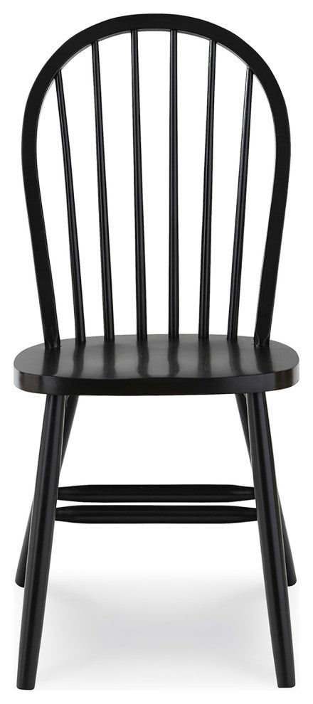 Windsor Spindle Back Chair in Black