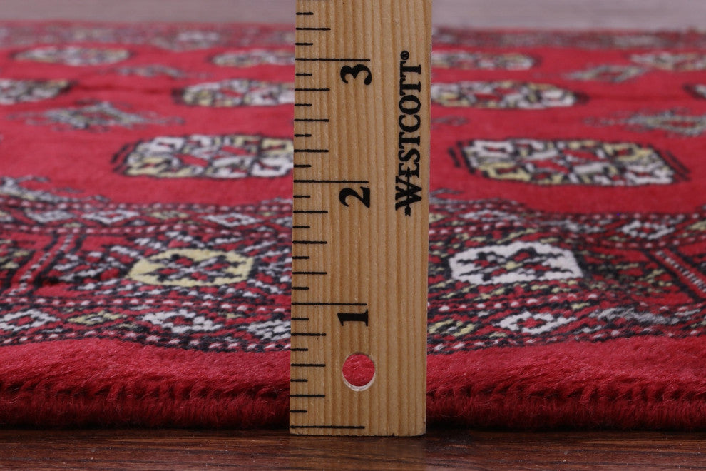 Signed Silky Bokhara Handmade Rug 4' 1" X 6' 2" - Q13766