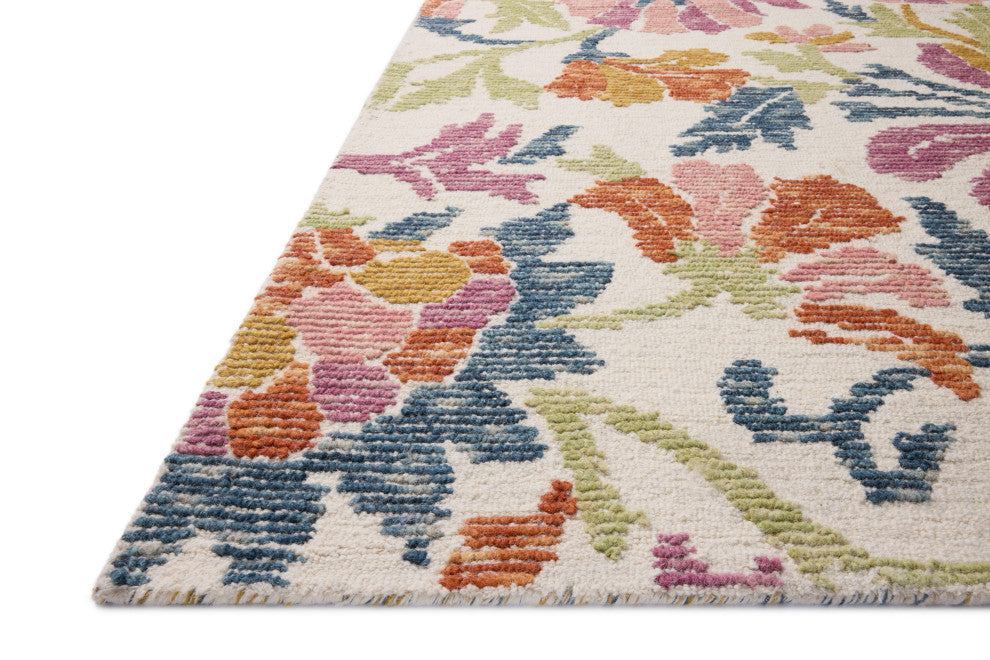 Loloi Tilly Ivory / Multi 2'-3" x 3'-9" Accent Rug