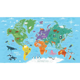 World Map Mural Peel & Stick Wallpaper