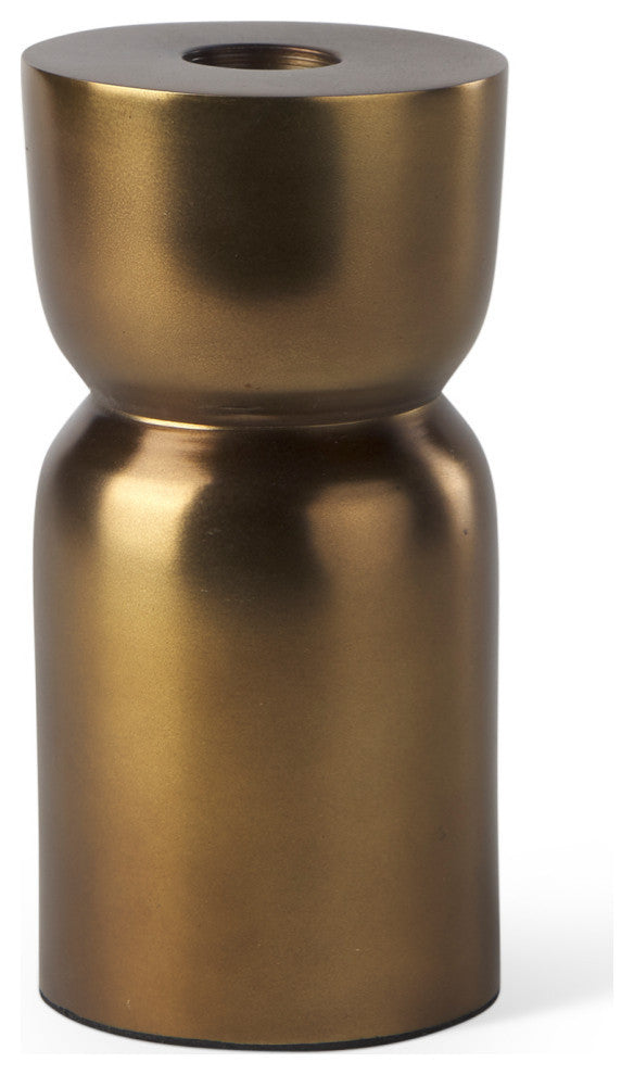 Malta Aluminum Candle Holder Small