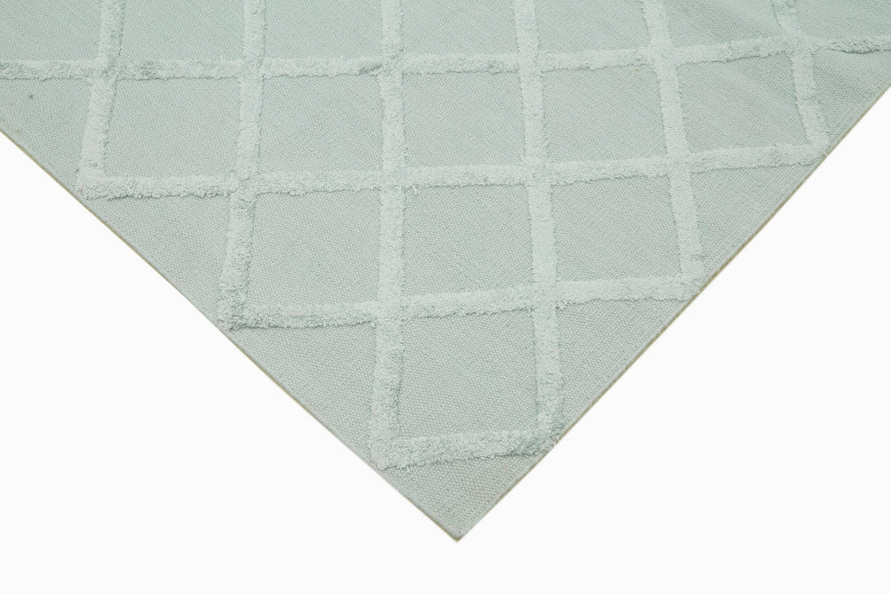 Rug N Carpet - Hand-knotted Modern Design 8' 0'' x 10' 0'' Flatweave Kilim Rug