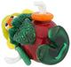 GlassOfVenice Murano Glass Small Clown - Red Apple