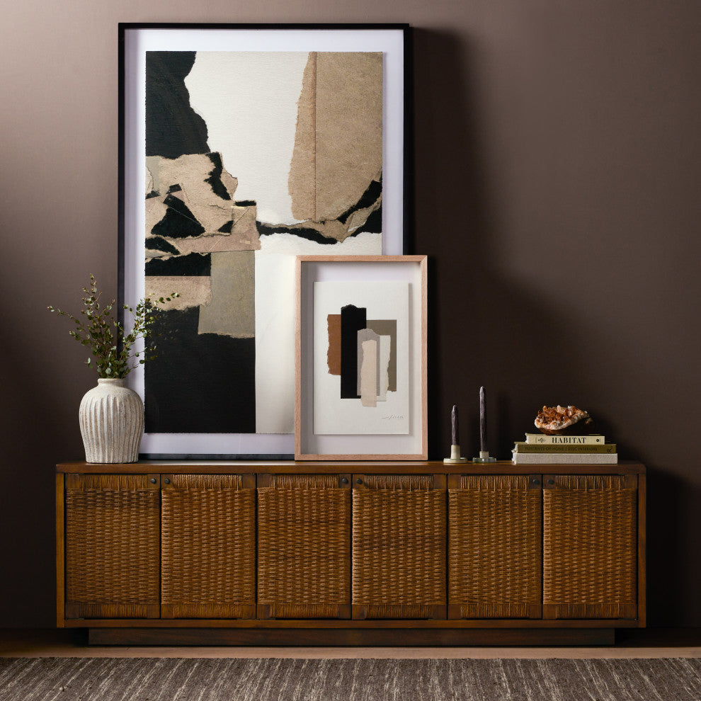 Macklin Media Console-Light Mahogany