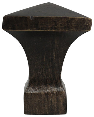 Semoy Finial, 1 7/8" Tall, Antique Bronze, Single
