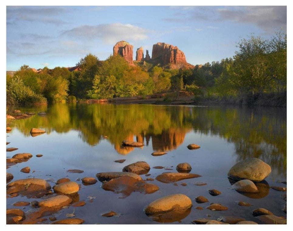 "Red Rock Crossing, Arizona" Digital Paper Print by Tim Fitzharris, 26"x20"