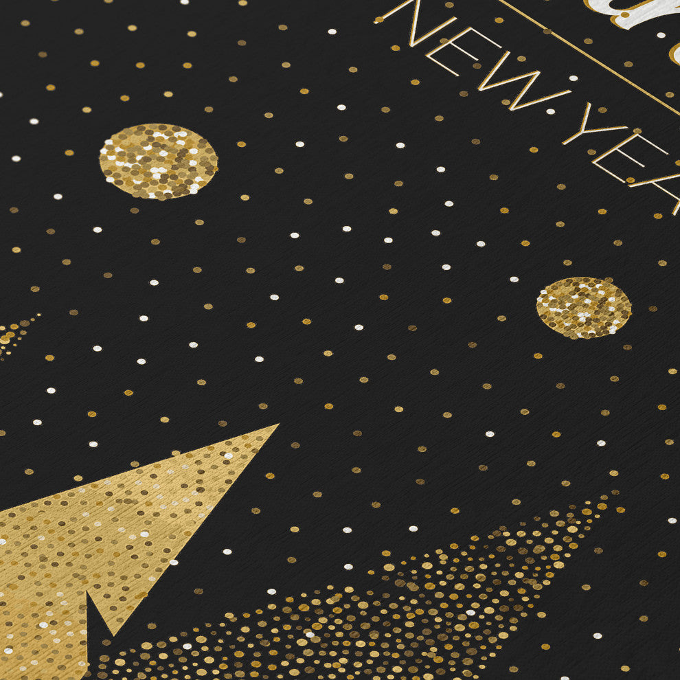 Indoor/Outdoor Wonderland WN11 Black Machine Washable 3' x 5' Rug
