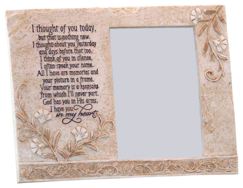 "I Thought of You Today" Photo Frame, 7"x9"