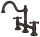 Kingston Brass Bridge Kitchen Faucet, Oil Rubbed Bronze