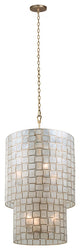 Roxy 21x39" 6-Light Casual Luxury Large Pendants by Kalco