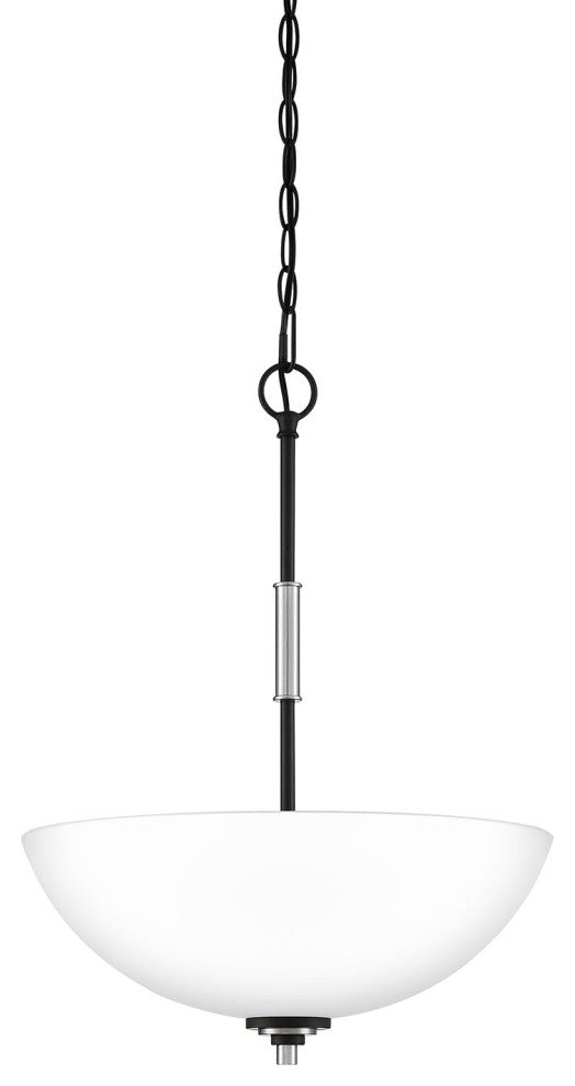 Quoizel CRD2816BN Three Light Pendant, Brushed Nickel Finish